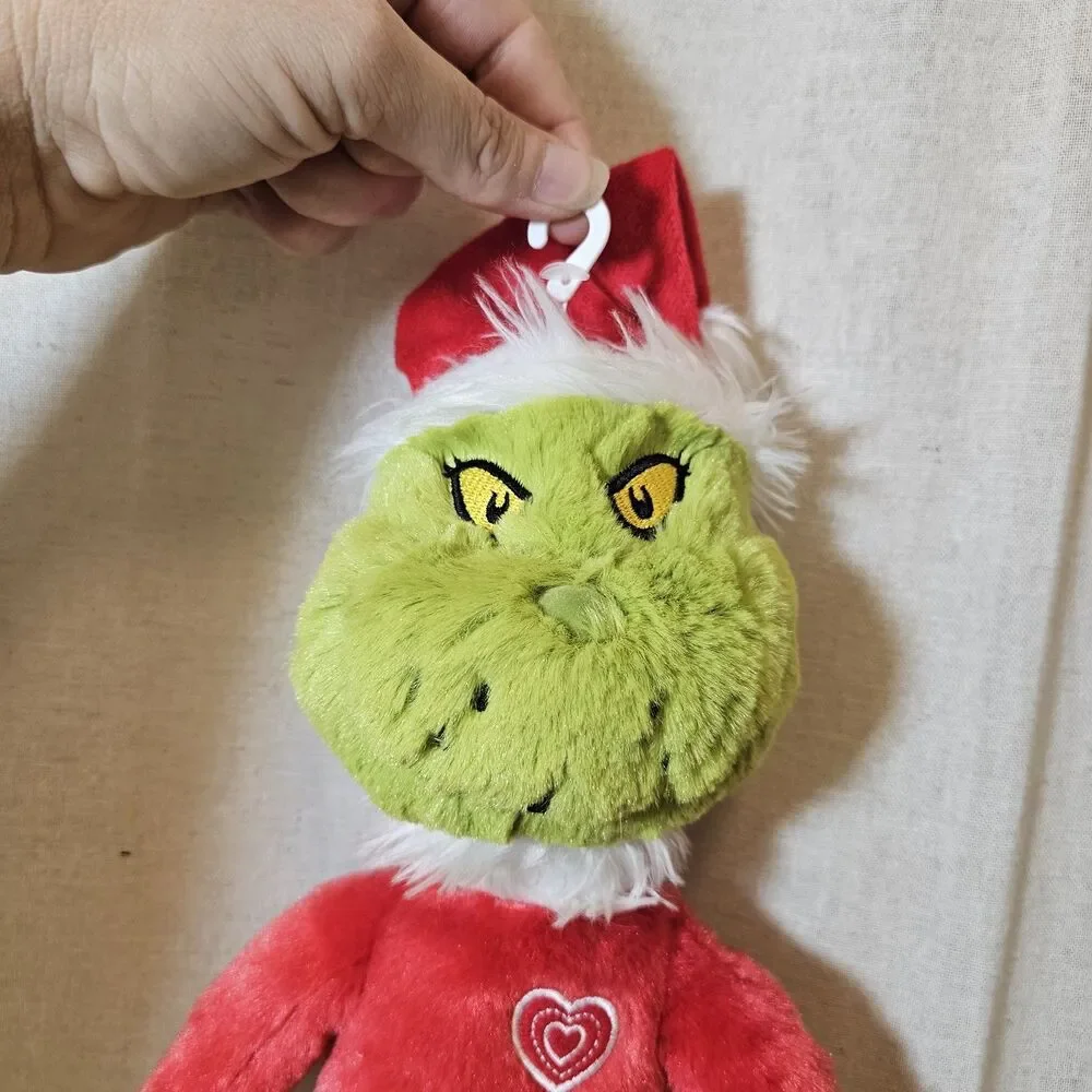 Aurora World Dr. Seuss The Grinch Plush 15900 16 inch Santa Christmas